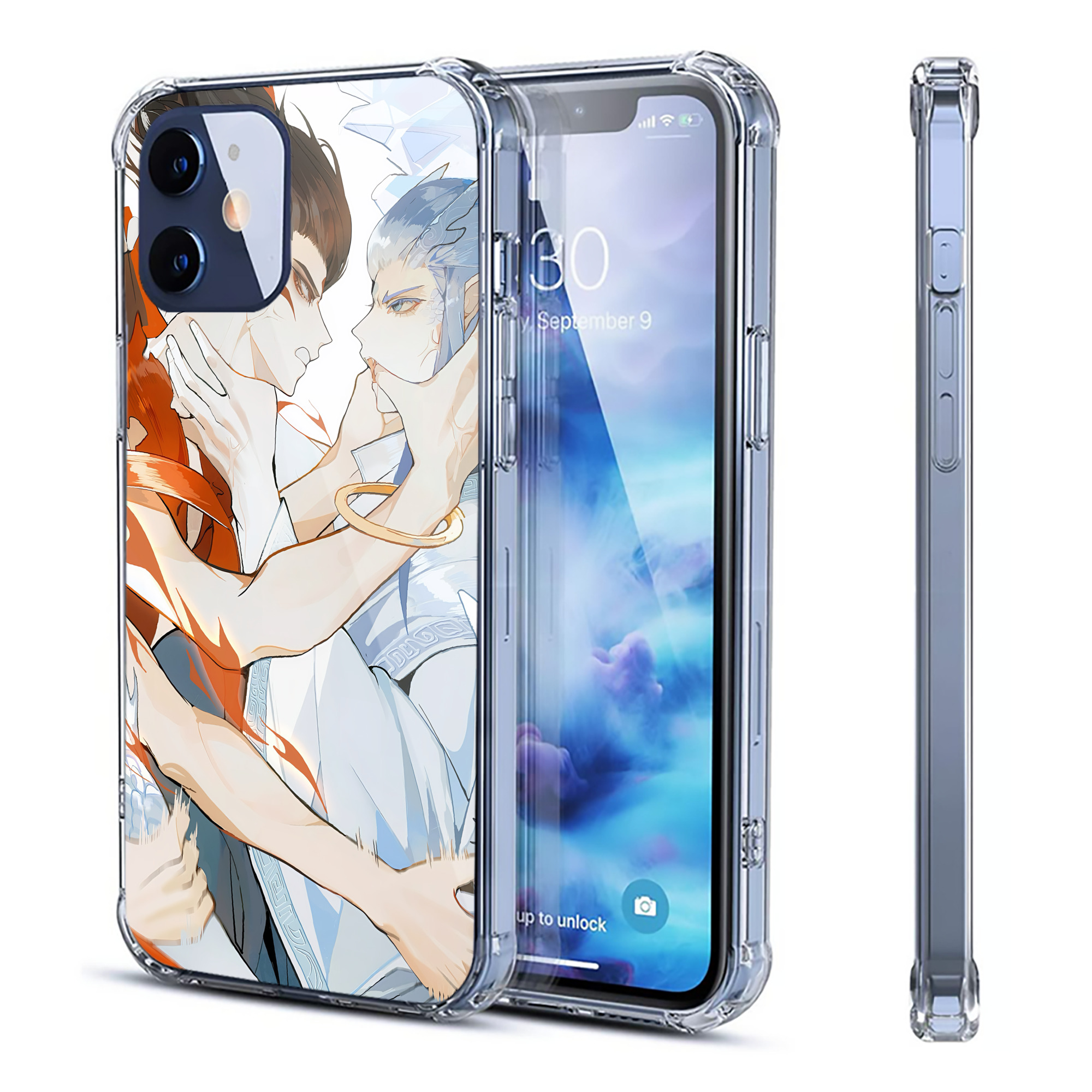 （画像用） Ne Zha 2 ナタ 魔童の大暴れ 【iPhone 12シリーズ対応】透明スマホケース（クリアソフトケース）